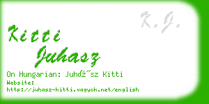 kitti juhasz business card